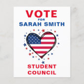 スタイリッシュ議長の投票：ハート チラシ (裏面)