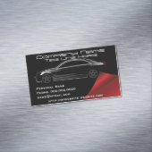 スタイリッシュ車のモダン名札 マグネット名刺 (インサイチュ)