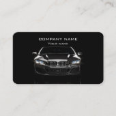 スタイリッシュ車の札 名刺 (正面)