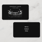 スタイリッシュ車の札 名刺 (正面/裏面)