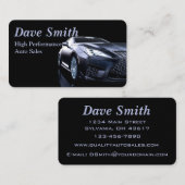 スタイリッシュ車の札 名刺 (正面/裏面)
