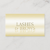 スタイリッシュ金ゴールドと黒のカッコいい鏡フォント（写真あり） 名刺 (正面)