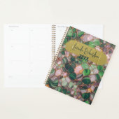 スタイリッシュ金ゴールドエレガントエメラルドグリーンモザイク プランナー手帳 (ディスプレー)