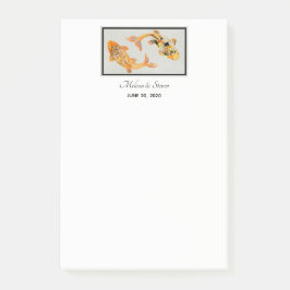 スタイリッシュ金ゴールドコイフィッ結婚シュイベント ポストイット