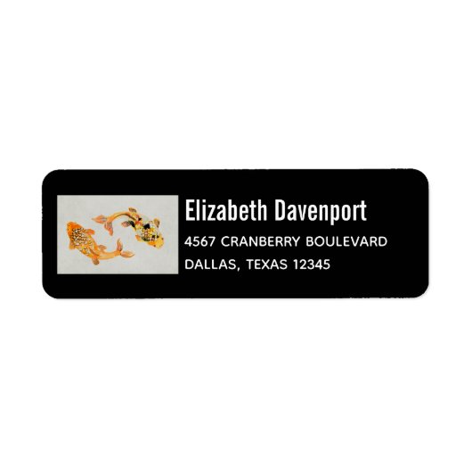 スタイリッシュ金ゴールドコイ ラベル (正面)