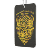 スタイリッシュ金ゴールドバイソン水牛の頭のデザイン カーエアーフレッシュナー (左)