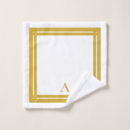 スタイリッシュ金ゴールドパーソナライズされたホテルアスレチック バスタオルセット