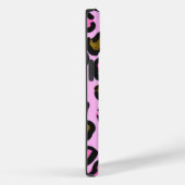 スタイリッシュ金ゴールドピンクグリッターヒョウ印刷名 Case-Mate iPhoneケース (裏面 / 右)