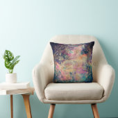 スタイリッシュ金ゴールドマカラフルダラ水彩星雲 クッション (椅子)