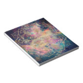 スタイリッシュ金ゴールドマンダラの水の色&ネブラカラフル ノートパッド (アングル)