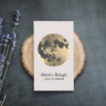 スタイリッシュ金ゴールドムーンモダンイベント計画 名刺<br><div class="desc">モダン金ゴールドムーンエレガントイベント計画名刺。</div>