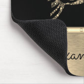 スタイリッシュ金ゴールドモザイク マウスパッド (コーナー)