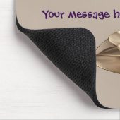 スタイリッシュ金ゴールド葉 マウスパッド (コーナー)