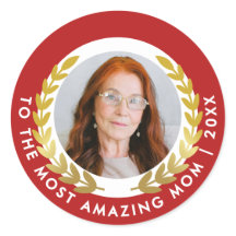 スタイリッシュ金ゴールド赤と白リース賞の写真あり