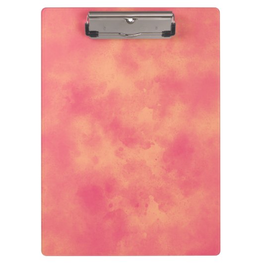 スタイリッシュ雨雲の効果パターンピーチ クリップボード (正面)