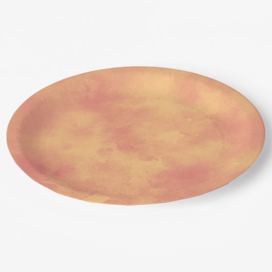 スタイリッシュ雨雲エフェクト ペーパープレート (アングル)