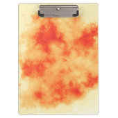 スタイリッシュ雲の効果パターン（オレンジ） クリップボード (正面)