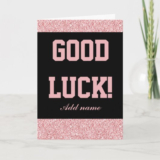 スタイリッシュ頑パーソナライズされた張りカード カード (正面)