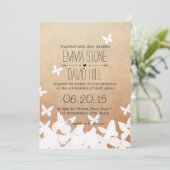 スタイリッシュ飛んでいる蝶ニュートラル結婚ズ 招待状 (スタンド正面)