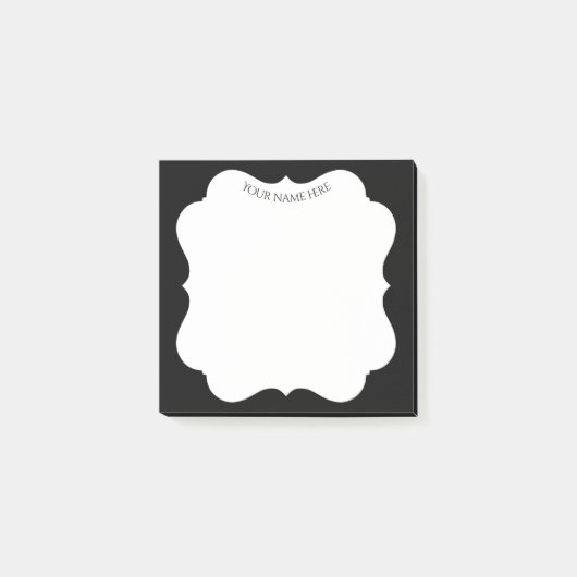 スタイリッシュ黒枠 ポストイット (正面)