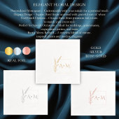 スタイリッシュ1グラム角フローラ枠 箔ナプキン