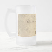 スタイリッシュ100ユーモアのある誕生日 フロストグラスビールジョッキ (左)