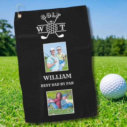 スタイリッシュ2写真最高のパパBy Par ゴルフタオル
