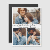 スタイリッシュ3枚の写真結婚が集感謝していした (正面/裏面)