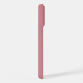 スタイリッシュ4枚フォトコラージュほこりっぽいピンクのスリム iPhoneケース (右側面)