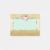 スタイリッシュ,エレガントフレーム,バラ,キラキラ ポストイット (正面)