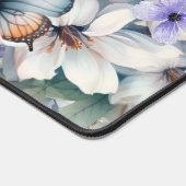 スタイリッシュ&エレガント花模様 デスクマット (コーナー)