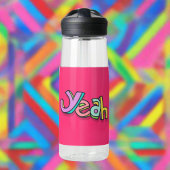 スタイリッシュ「クールうん」レインボーカラーのピンクスポーツ ウォーターボトル