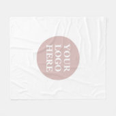 スタイリッシュ、コンテンポラリーカスタマイズ可能 フリースブランケット (正面(横))