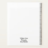 スタイリッシュ,シンプル，写真ユニーク毎日プランナー プランナー手帳 (裏面)