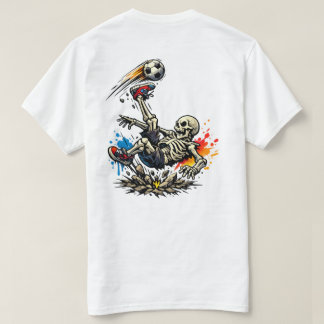スタイリッシュ スケルトン バイシクルキック サッカー マグカップ |  ユーモアあふれるデザイン Tシャツ