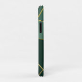 スタイリッシュ セージグリーン 非対称 ジオメトリック Case-Mate iPhoneケース (裏面/右)