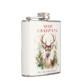 スタイリッシュ&ディアエレガントクリスマスグリーンカスタムリー フラスク (右)