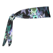 スタイリッシュ&トレンディーブルー&パープルクラスタの星 タイヘッドバンド (回転270)