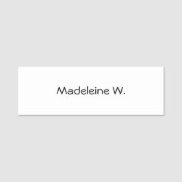 スタイリッシュ,トレンディー, モダン，ミニマル・モノグラム 名札