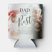 スタイリッシュ「パパお前は最高の2写真と引用文 缶クーラー (正面)