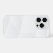 スタイリッシュ ホワイト パターン iPhoneケース (裏面横)
