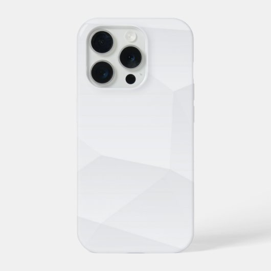 スタイリッシュ ホワイト パターン iPhoneケース (裏面)