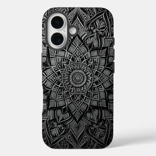 スタイリッシュ マンダラ スマホケース Case-Mate iPhoneケース (裏面)