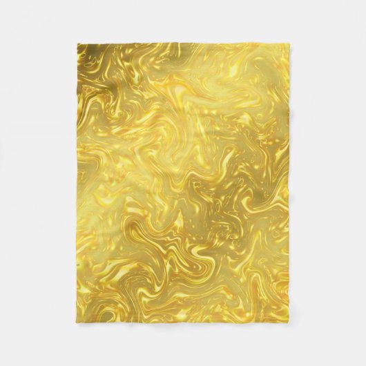 スタイリッシュ,モダントレンディー,フェイク金ゴールド,金ゴールド,金ゴールド フリースブランケット (正面)