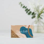 スタイリッシュ モダン アブストラクト クリエイティブ 現代的 名刺 (スタンド正面)