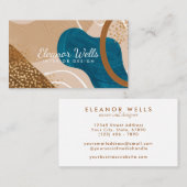 スタイリッシュ モダン アブストラクト クリエイティブ 現代的 名刺 (正面/裏面)