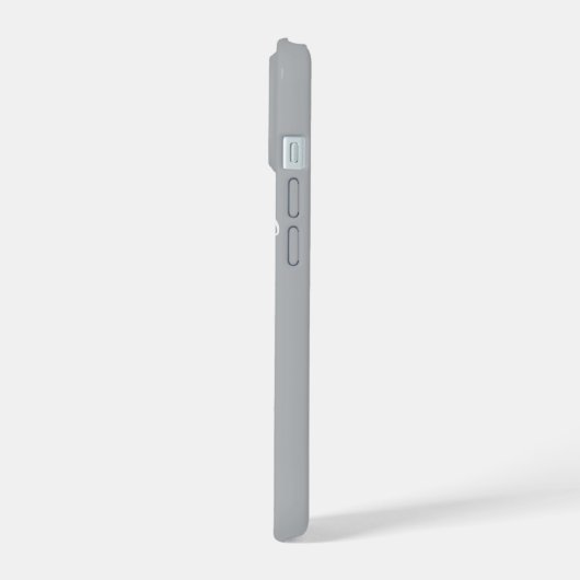 スタイリッシュ モダン エレガント オリジナル 名前 グレー iPhone 15ケース (左側面)