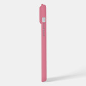 スタイリッシュ モダン オリジナル 名前 バラ 色  iPhoneケース (左側面)