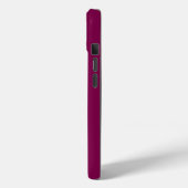 スタイリッシュ モダン オリジナル 名前 ワインカラー Case-Mate iPhoneケース (裏面 / 左)