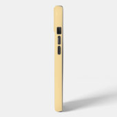 スタイリッシュ モダン オーダーメイド 名入れ 無地 ベージュカラー Case-Mate iPhoneケース (裏面 / 左)